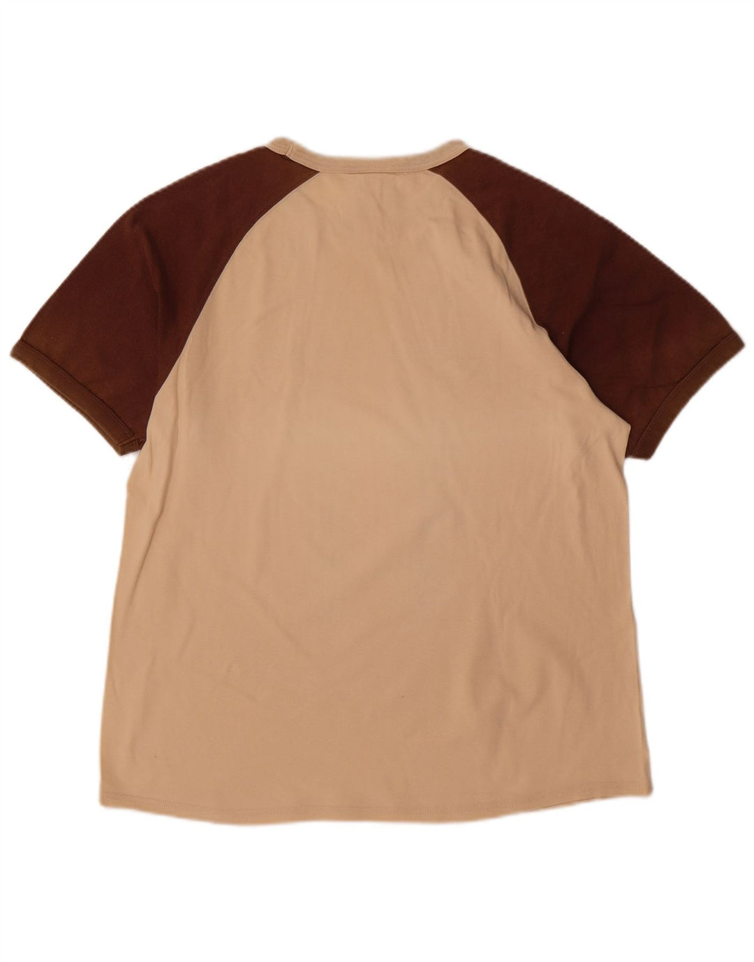 Tricou grafic pentru bărbați NIKE Top UK 39/41 Medium Beige Colorblock Bumbac