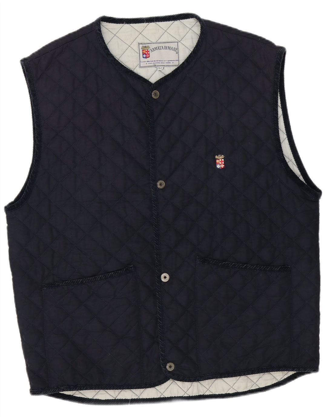 Gilet Matlasat pentru Barbati Armata Di Mare IT 54 2XL Poliester bleumarin