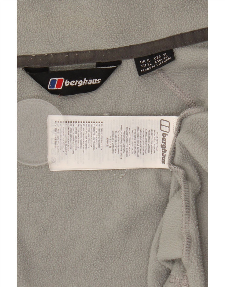 Jachetă polară pentru femei BERGHAUS UK 16, mare, gri, poliester