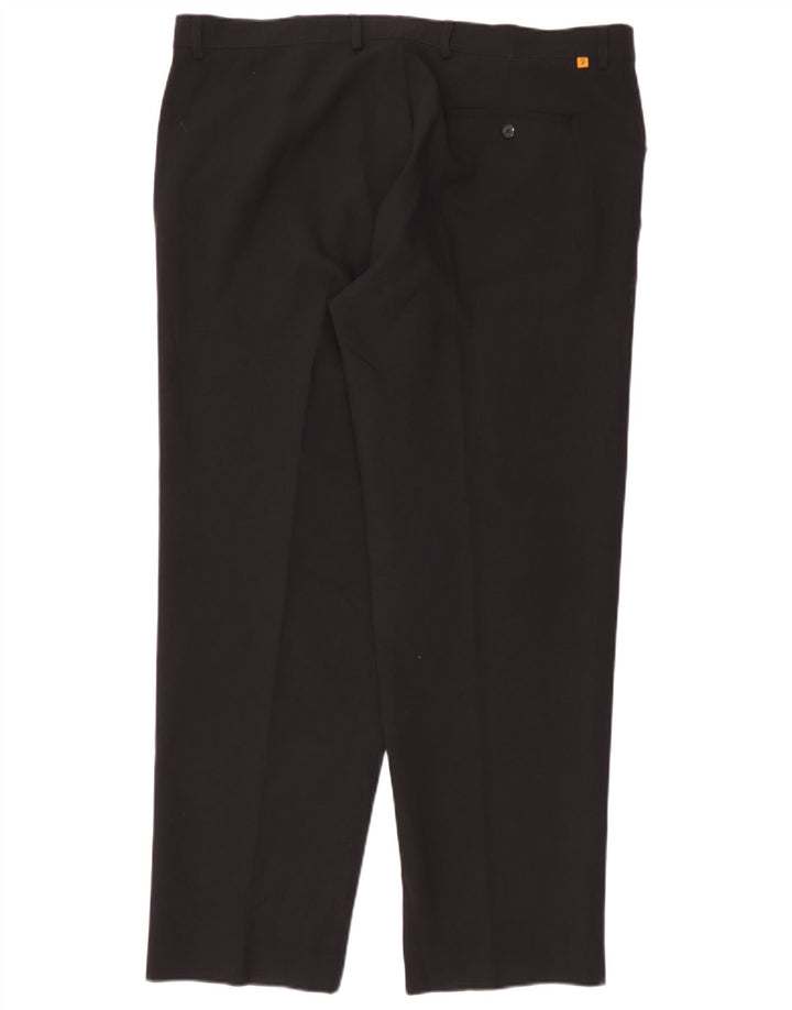 Farah Pantaloni Drepți Casual Bărbați L42 L31 Poliester Negru