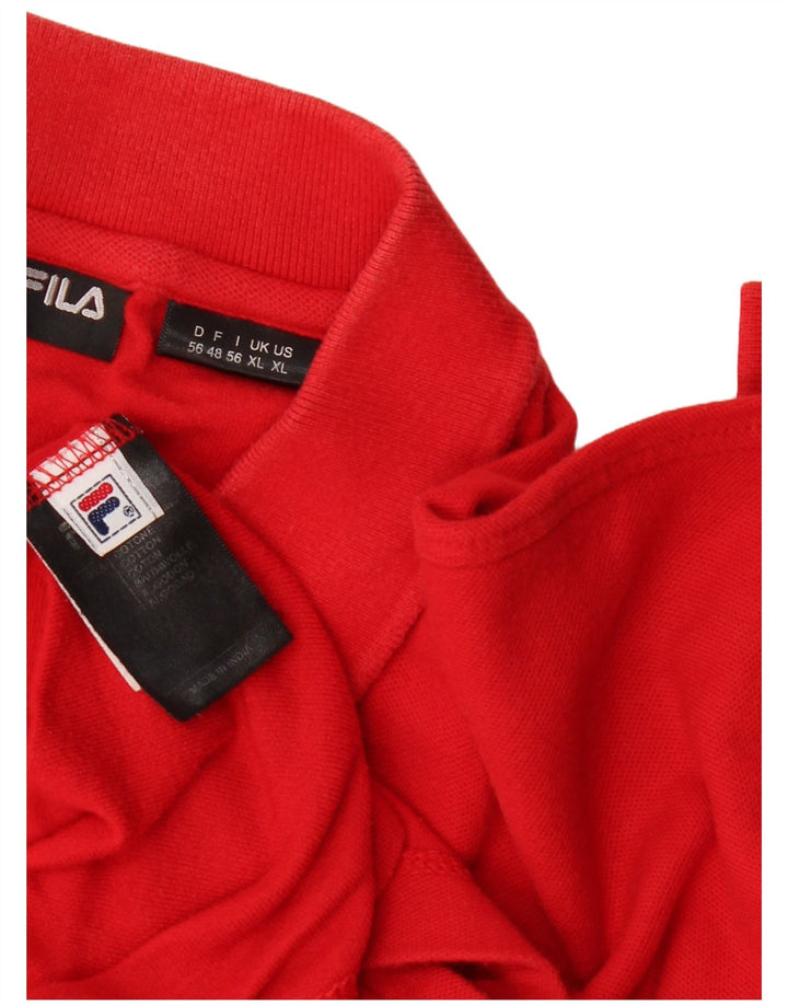 Tricou Polo Fila XL Roșu pentru bărbați