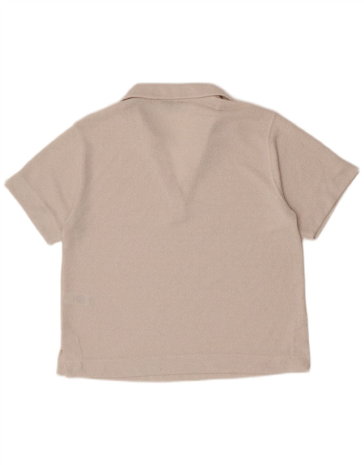 Tricou polo pentru femei Marks & Spencer UK 12 Poliester alb mediu