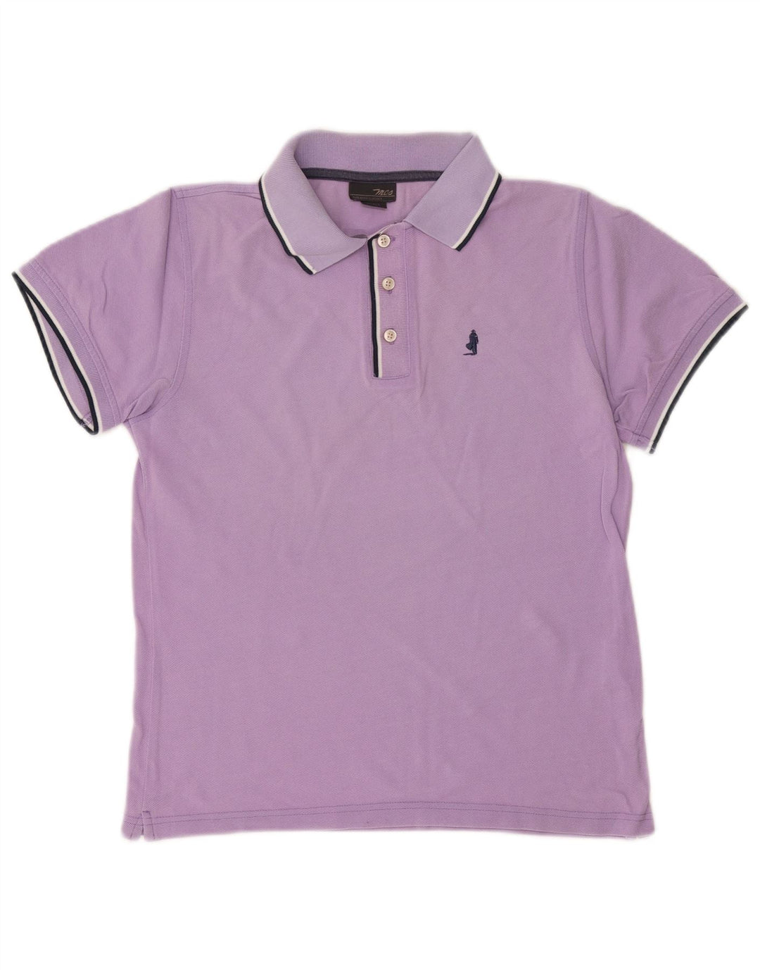 MARLBORO CLASSICS Tricou polo pentru bărbați Bumbac violet mic