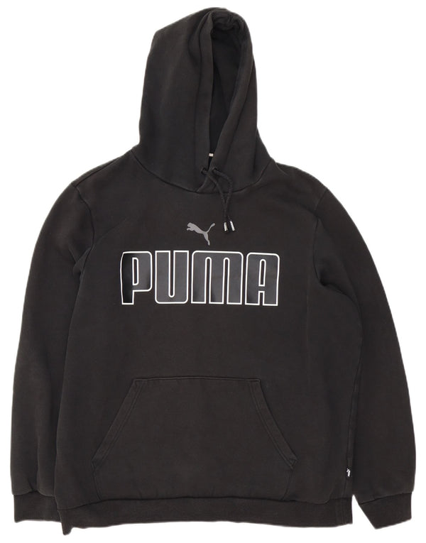 Puma Graphic Hoodie Jumper XL bumbac negru pentru bărbați