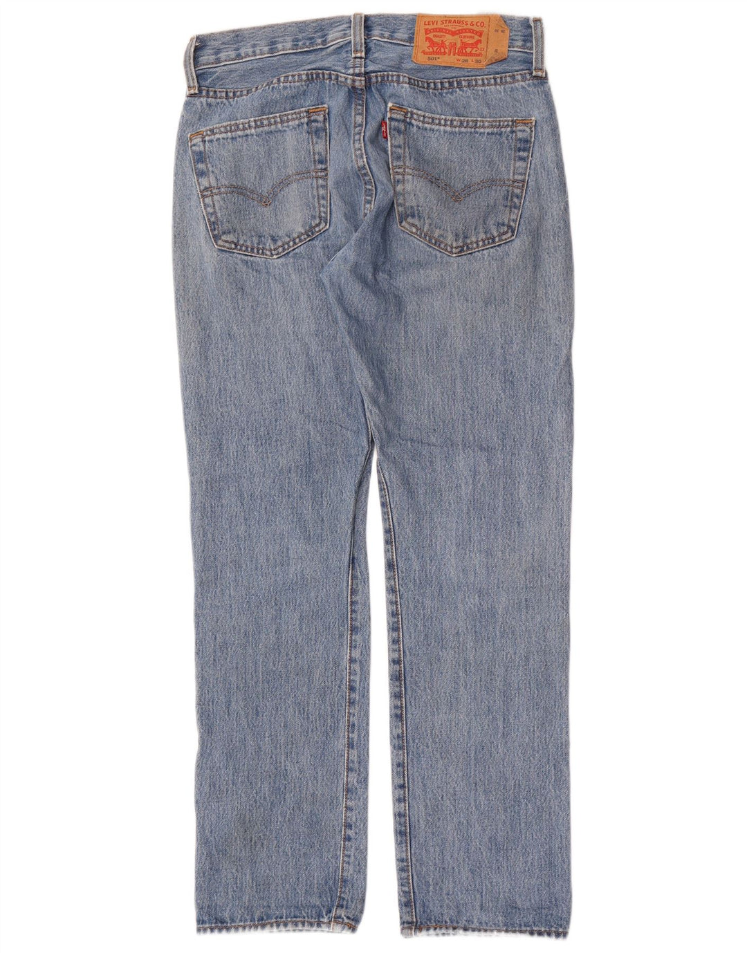 Blugi drepti pentru bărbați Levi's 501 W28 L30 Bumbac albastru