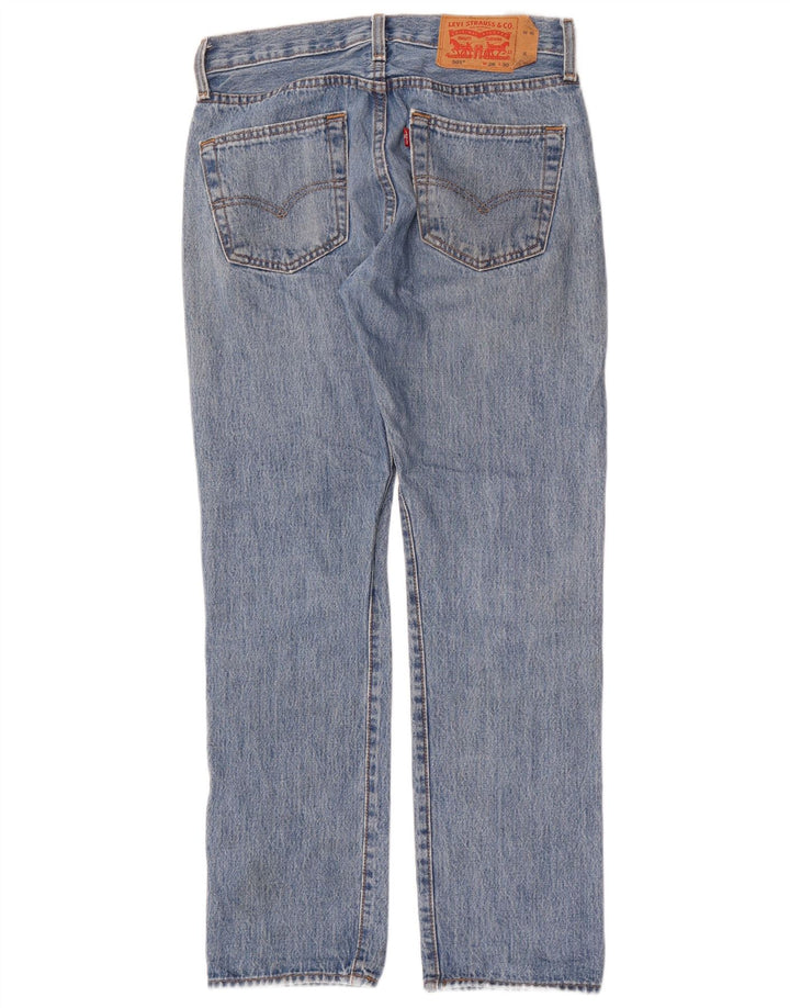 Blugi drepti pentru bărbați Levi's 501 W28 L30 Bumbac albastru