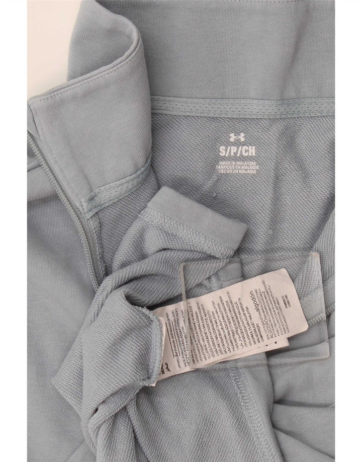 Pulover pentru femei Under Armour, cu fermoar supradimensionat, cu gât, UK 10, gri mic