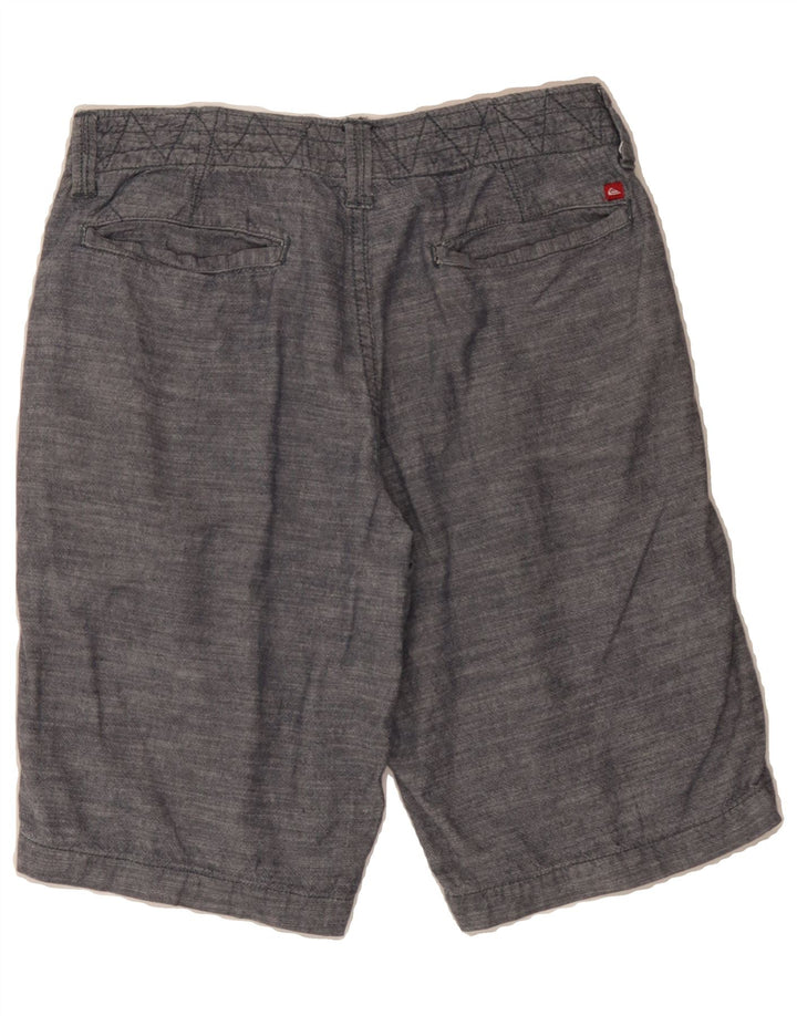 QUIKSILVER Mens Casual Shorts W28 Small Grey Cotton Vintage Quiksilver and Second-Hand Quiksilver from Messina Hembry 