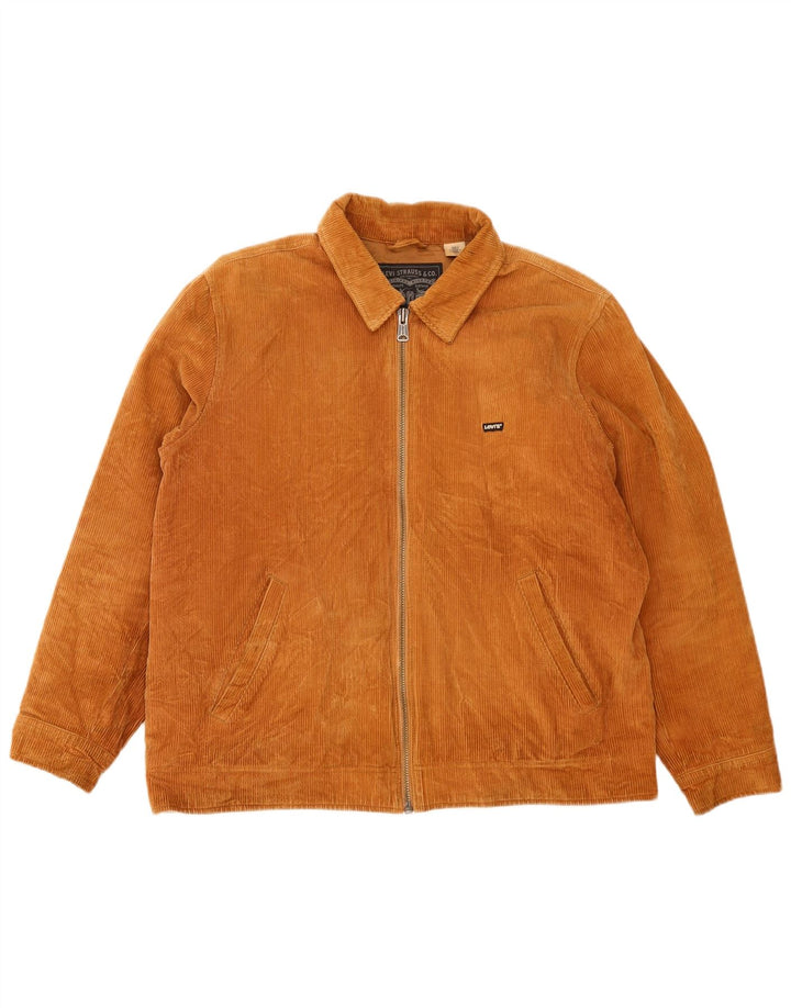 Jachetă Levi's din velur pentru bărbați UK 40, mare, maro, bumbac
