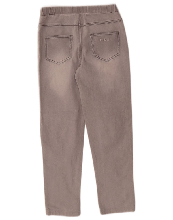 DESIGUAL Blugi Jegging pentru Fete 13-14 Ani L26 L24 Gri Bumbac