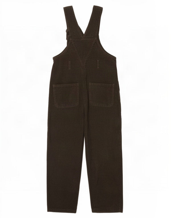Lucy & Yak Salopete pentru femei Pantaloni din velur UK 10 Bumbac kaki mic