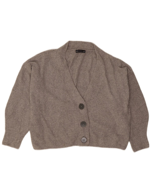 Pulover cardigan supradimensionat pentru femei Marks & Spencer UK 18 XL bumbac gri