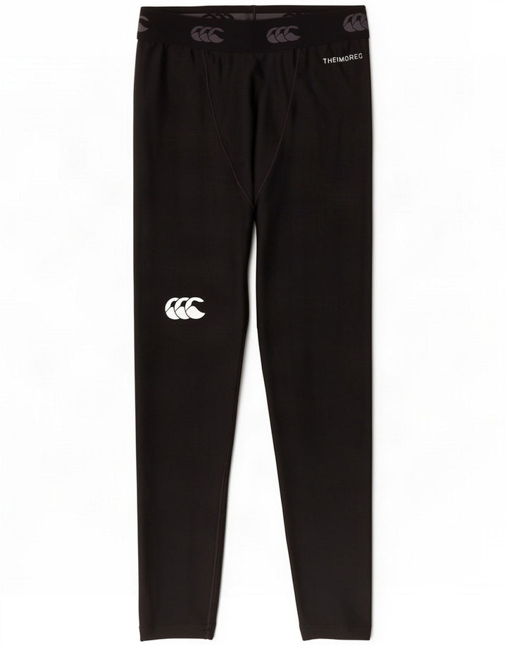 Leggings grafici pentru băieți Canterbury 9-10 ani Poliester negru mediu