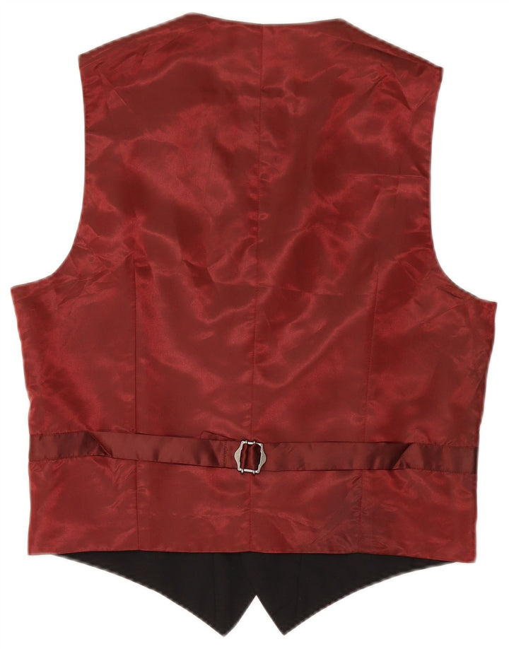 Vestă pentru bărbați Marks & Spencer, mică, neagră, lână color bloc