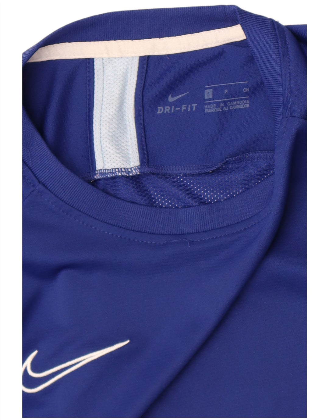 Tricou pentru bărbați Nike Dri Fit Top mic albastru Colorblock