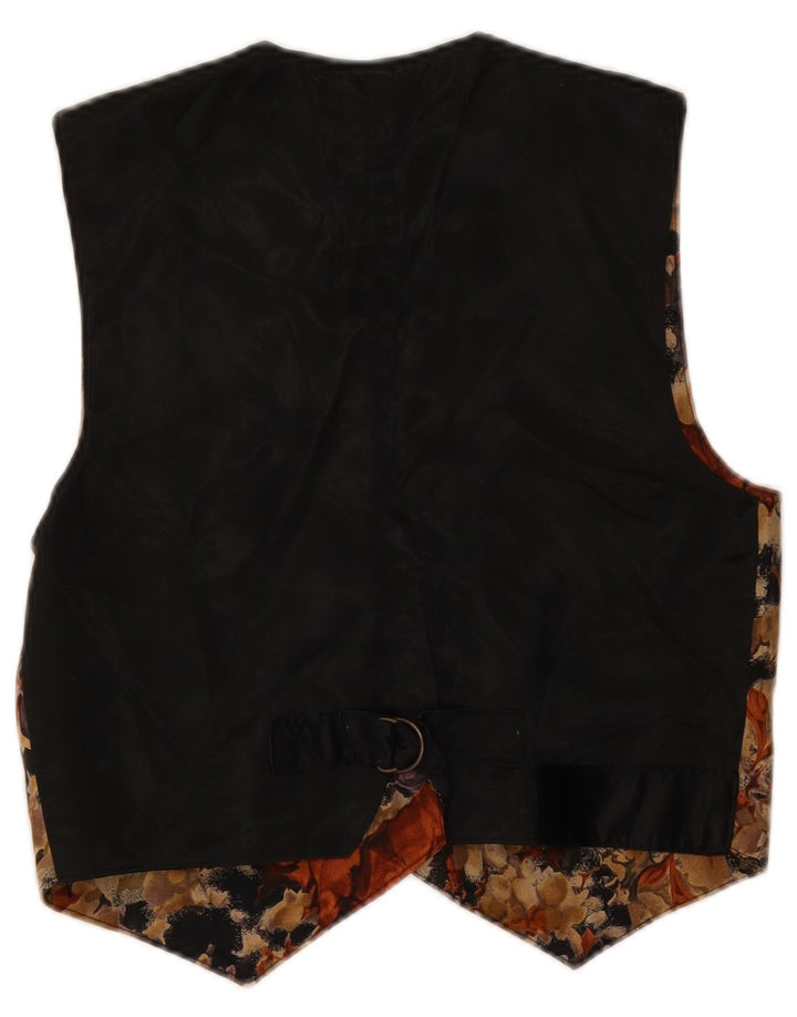 Vestă vintage pentru femei UK 12 Medium Multicolor Floral