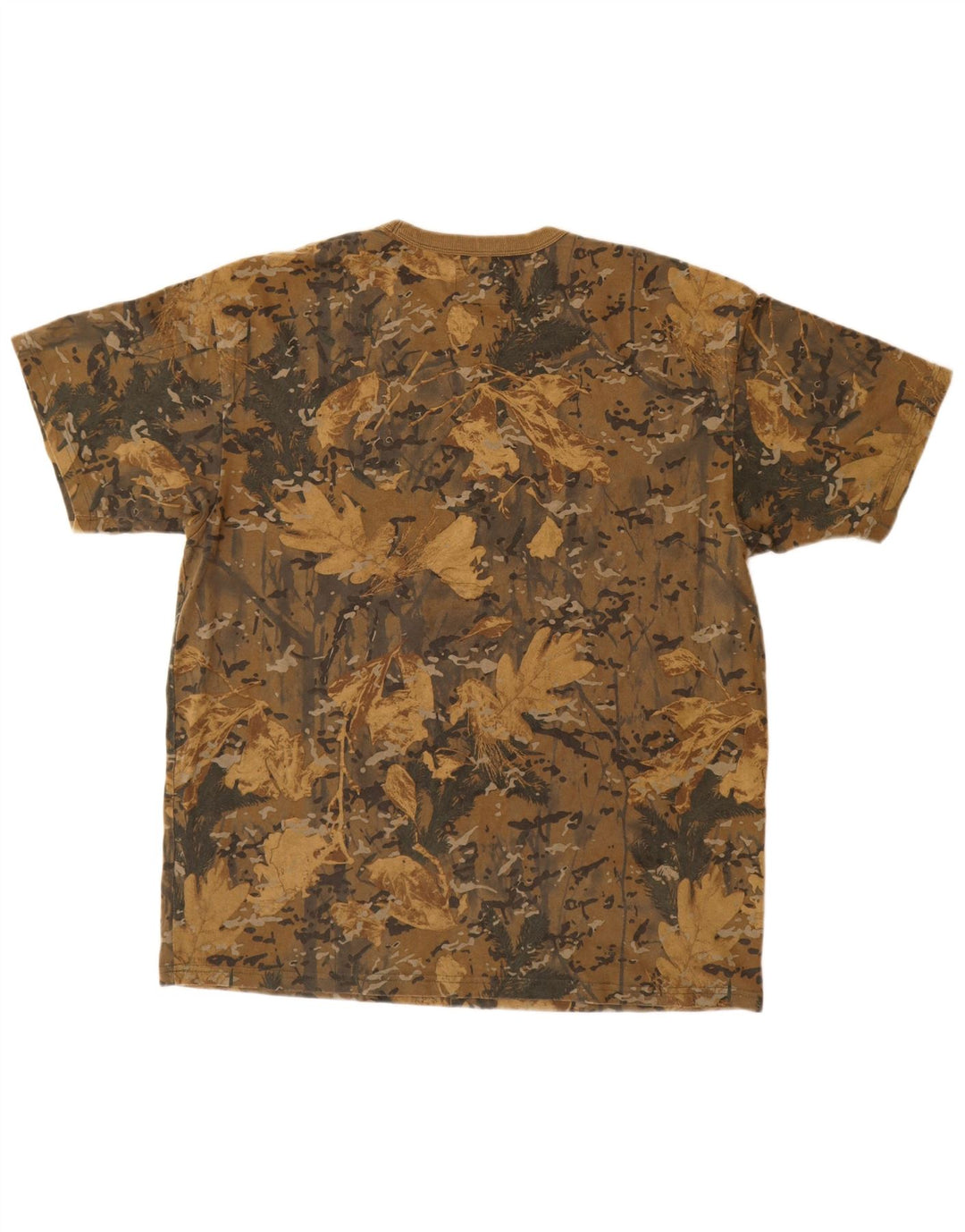 Tricou pentru bărbați Carhartt Top mare, bumbac, camuflat, kaki