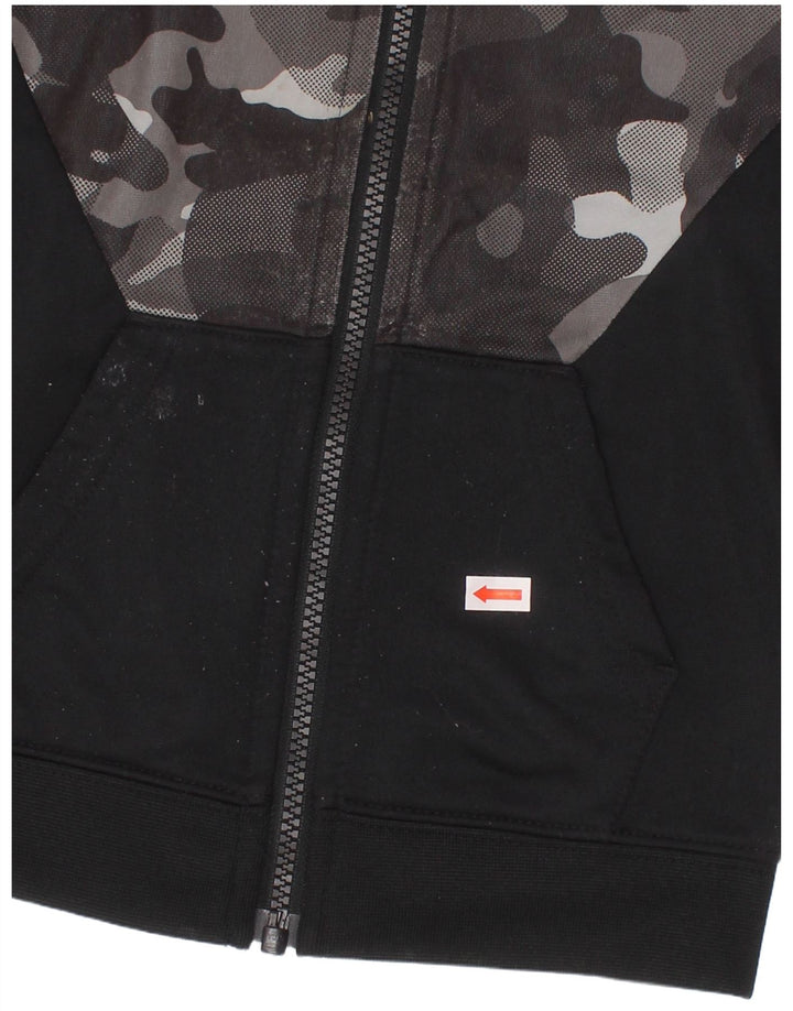 Jachetă de trening pentru băieți NIKE 3-4 ani, poliester camuflaj negru