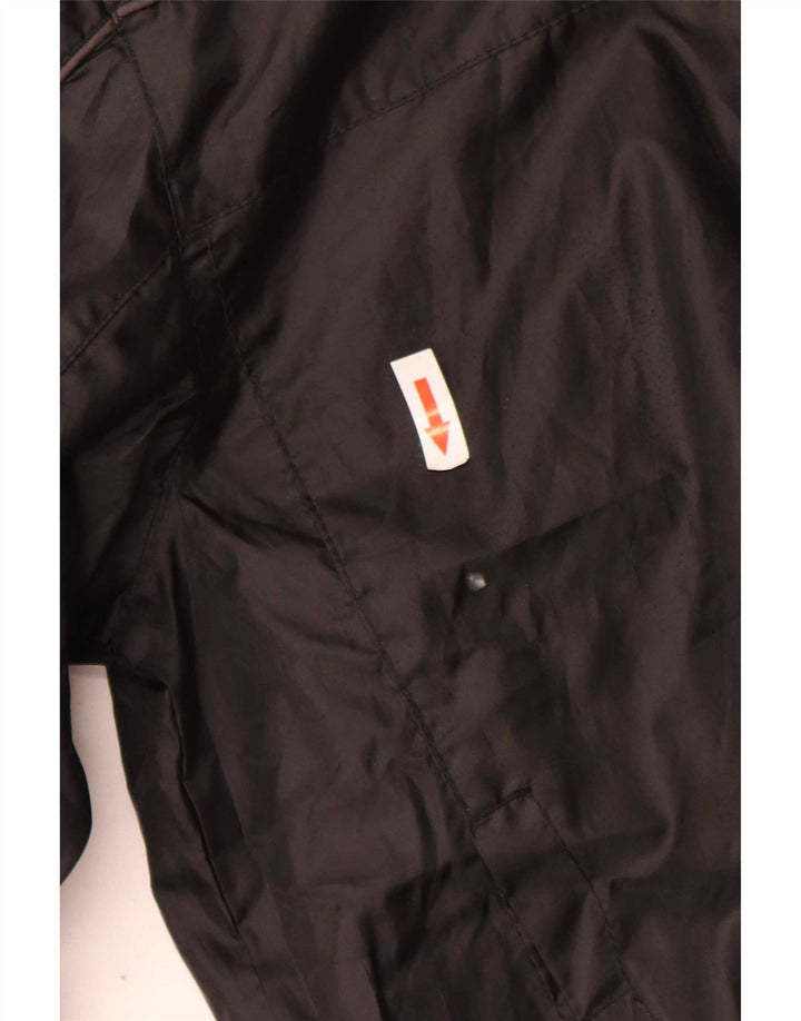 Jachetă de ploaie cu glugă Umbro pentru băieți 11-12 ani, mare, negru, poliester