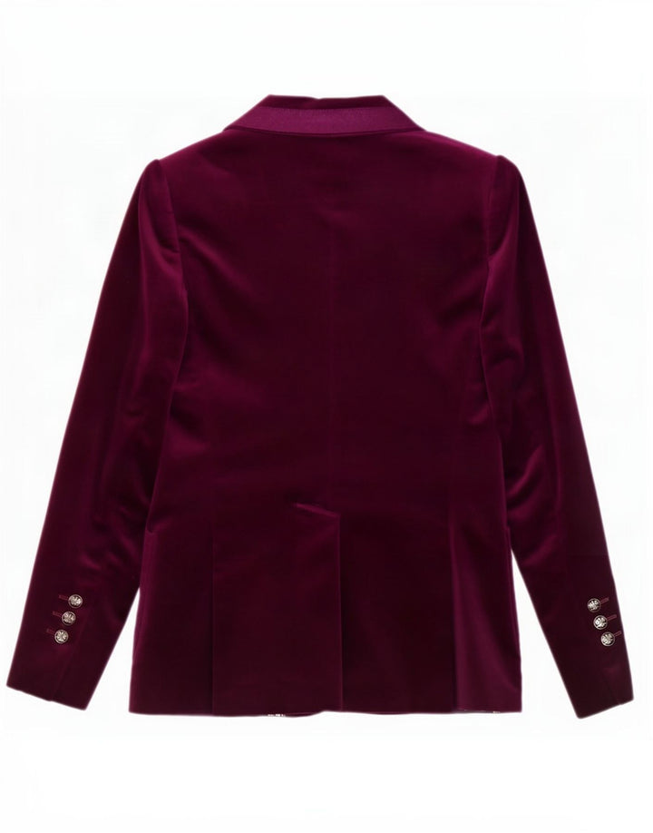 Massimo Dutti Jachetă pentru femei din catifea cu 2 nasturi EU 36 XS bumbac maro