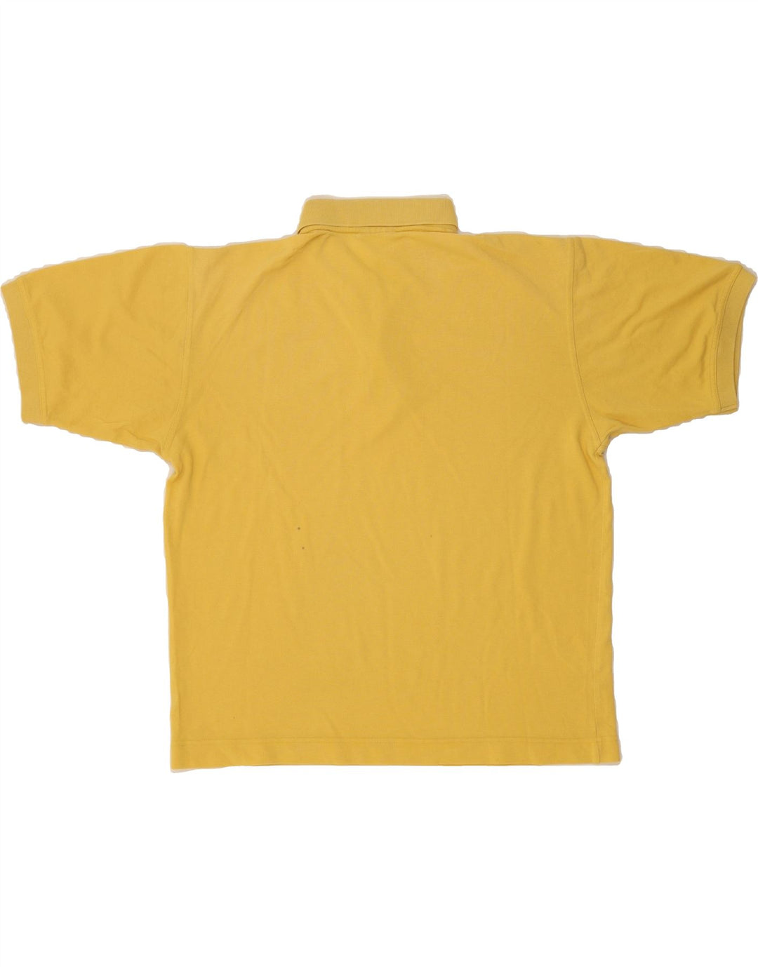 STEFANEL Mens Polo Shirt Large Yellow Vintage Stefanel and Second-Hand Stefanel from Messina Hembry 