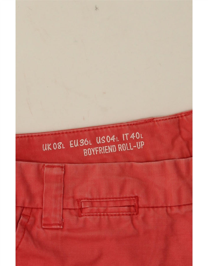 Pantaloni scurti chino kakis GAP pentru femei UK 8 Small W32 Red