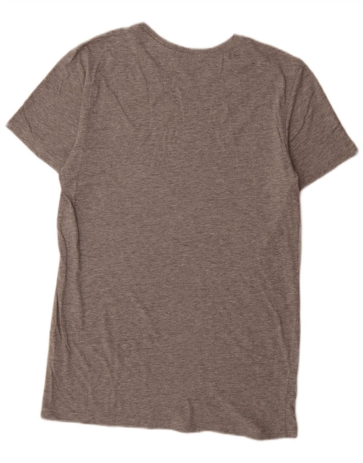 Tricou Chiemsee pentru bărbați Top mare din bumbac cu pete gri
