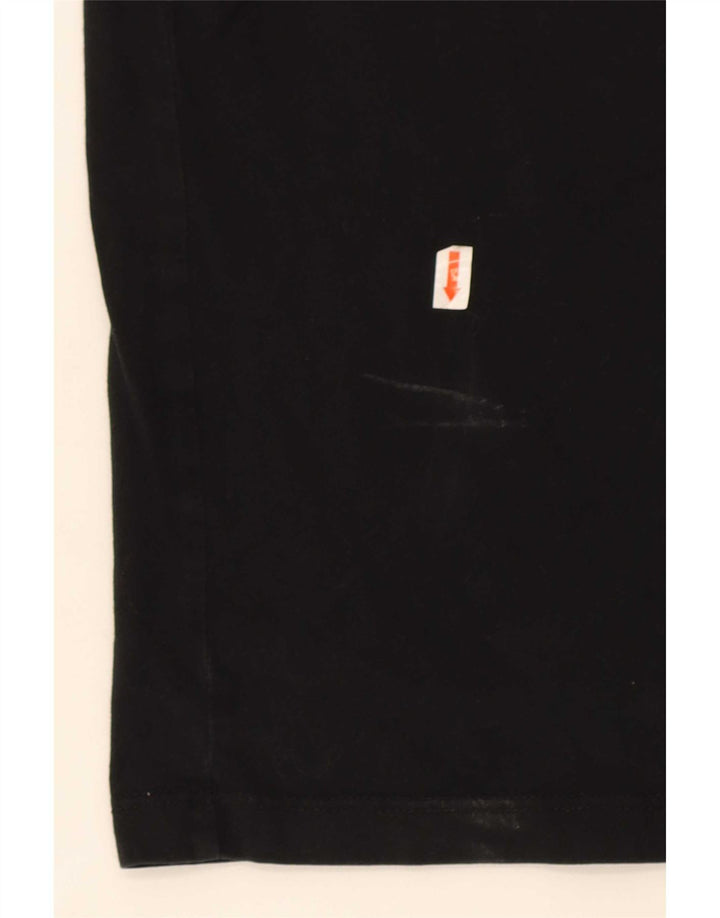 Tricou grafic G-Star pentru bărbați Top mediu negru bumbac