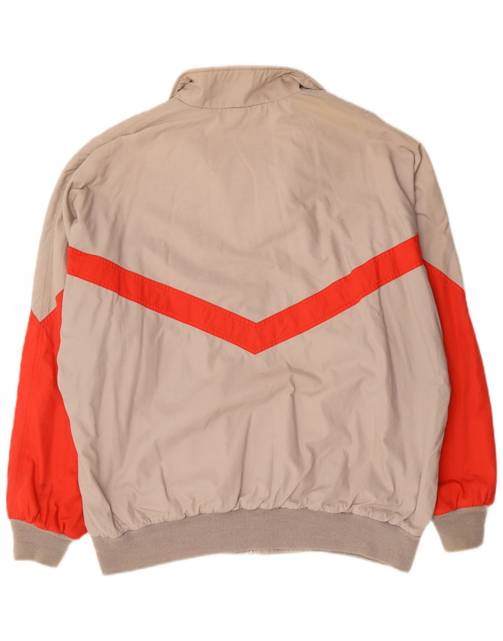 Jachetă de trening pentru bărbați Adidas IT 54 XL poliester color-bloc bej