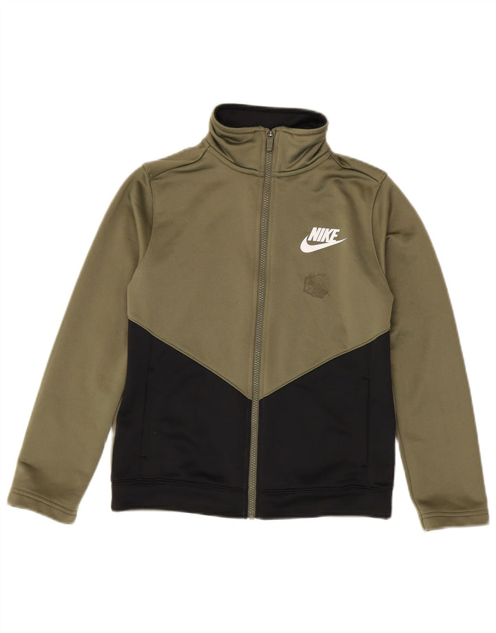 Jachetă de trening standard Nike pentru băieți 10-11 ani kaki mediu