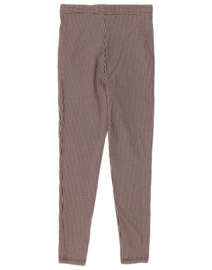 Pantaloni skinny pentru femei Zara, poliester roșu mediu