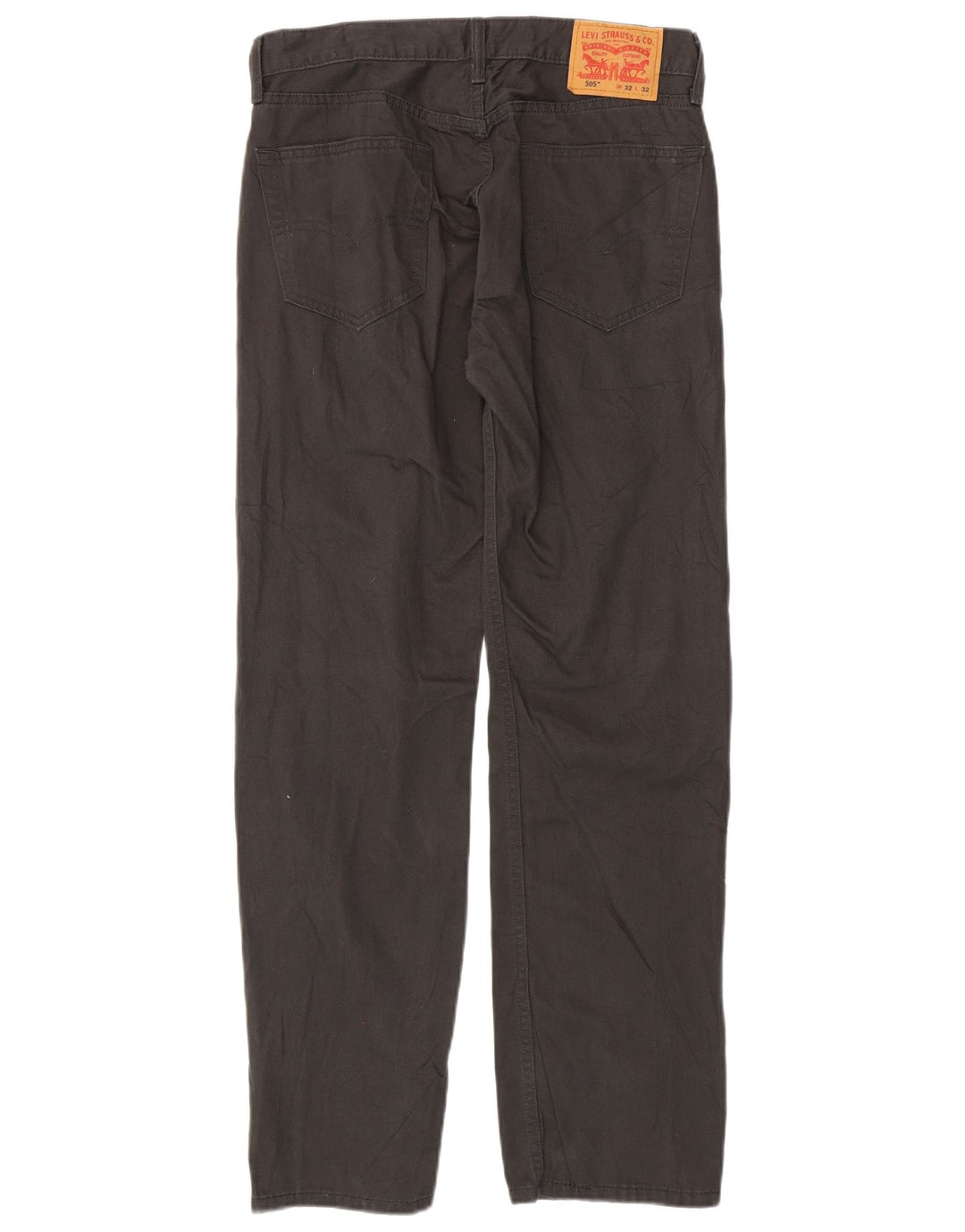 Pantaloni casual 505 drepti pentru bărbați LEVI'S L32 L32 bumbac gri