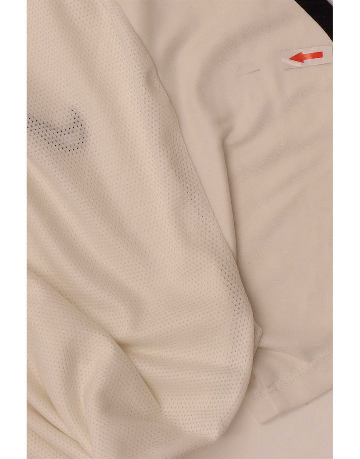 Tricou pentru bărbați Nike Dri Fit Top mare, alb, poliester color bloc