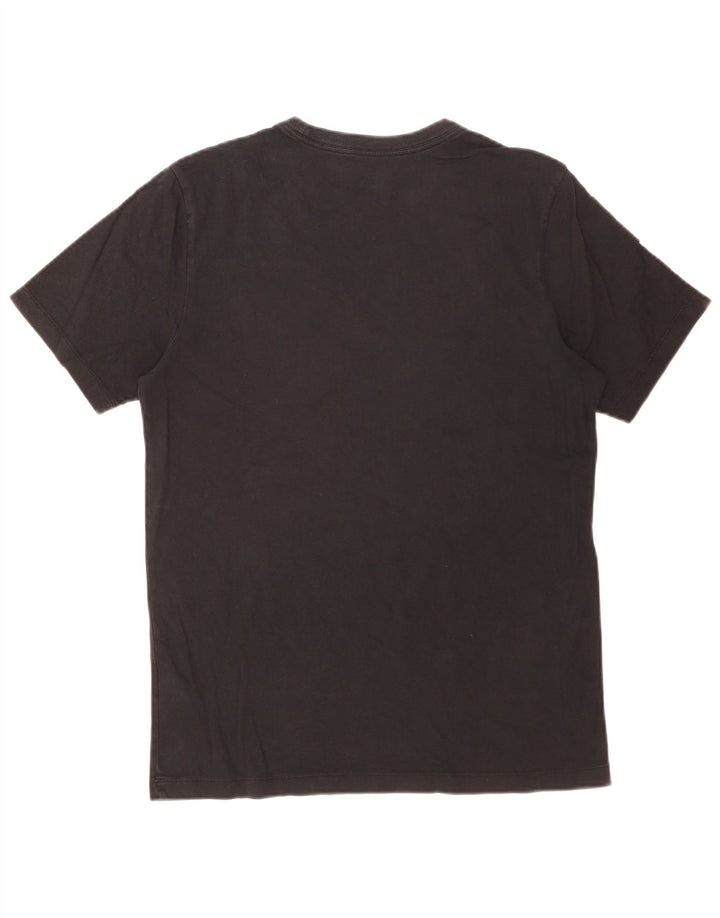 Tricou grafic Nike pentru bărbați Top mediu negru bumbac