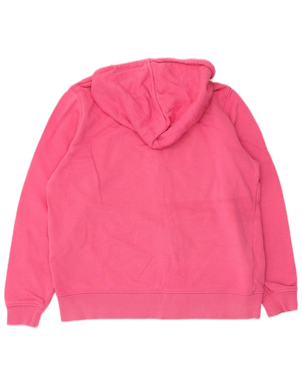 Pulover Marks & Spencer pentru femei, cu fermoar, UK 14, bumbac roz mare