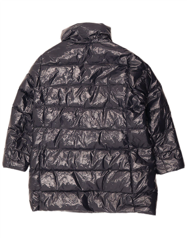 Palton căptușit pentru femei Dkny UK 18 XL Nailon bleumarin