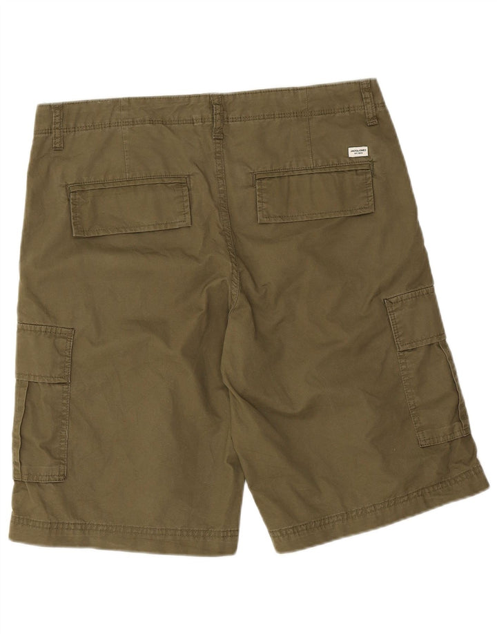 Pantaloni scurti cargo Jack & Jones pentru bărbați, mediu W34, bumbac kaki
