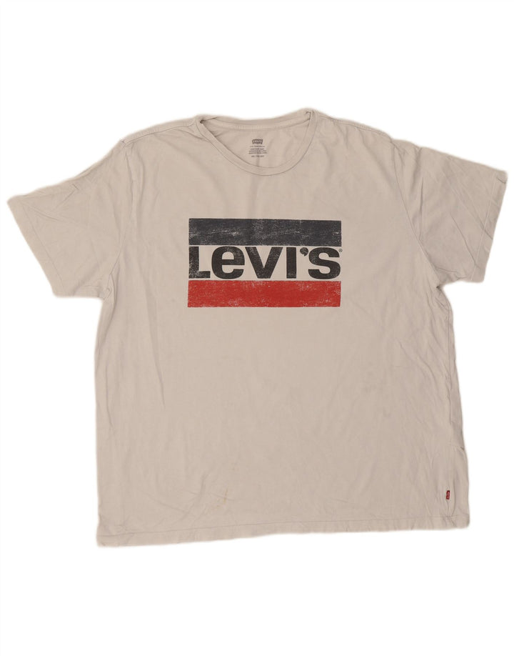 Tricou grafic pentru bărbați Levi's Top 2XL Bumbac alb