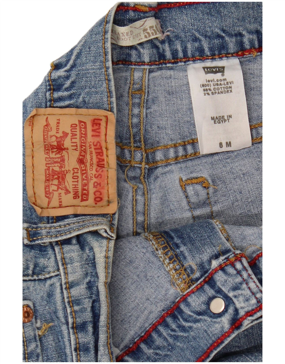 LEVI'S Blugi Bootcut 550 pentru femei, cu tăiere relaxată, US 6 Medium W29 L26 Blue