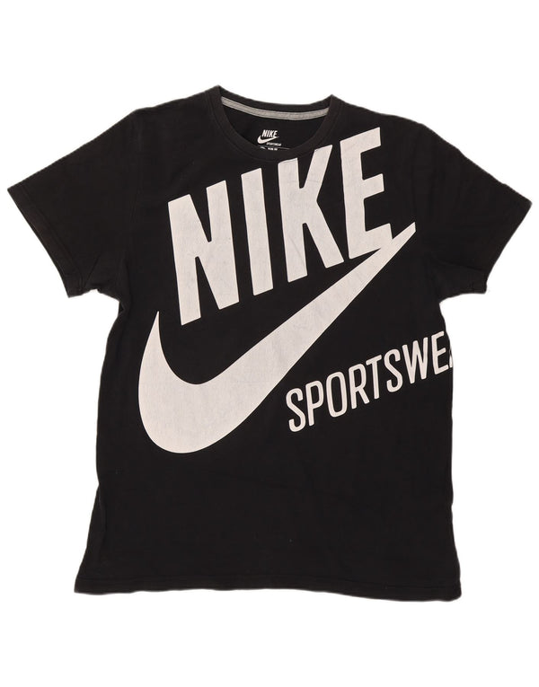 Tricou grafic pentru bărbați Nike Slim Fit Top 2XL bumbac negru