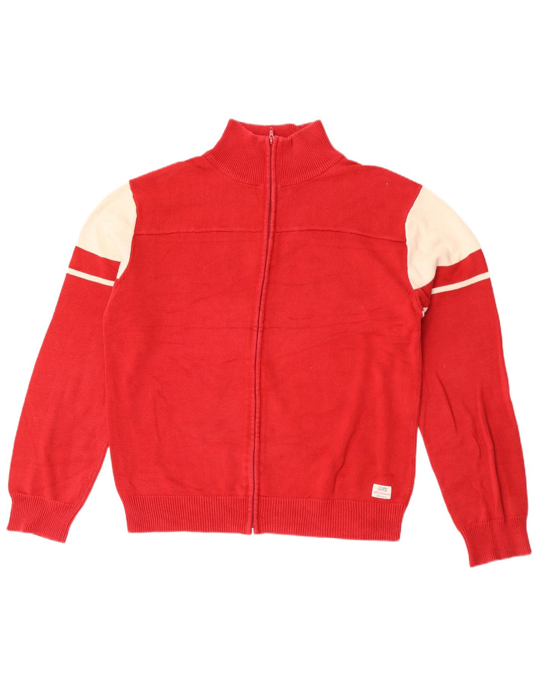Pulover cardigan pentru bărbați Levi's XL, roșu, bloc de culoare