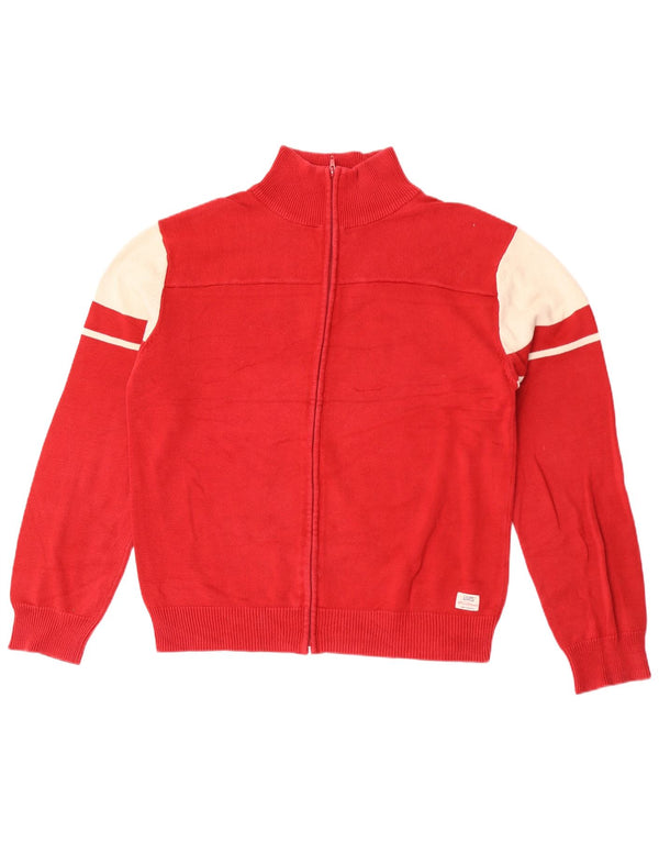Pulover cardigan pentru bărbați Levi's XL, roșu, bloc de culoare