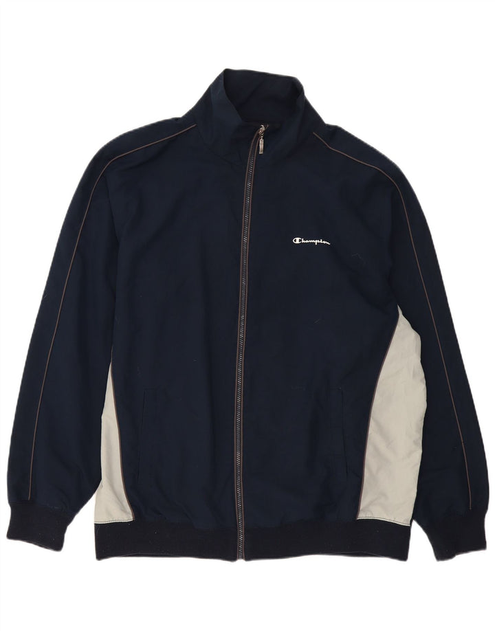 Jachetă de trening pentru bărbați Champion, 2XL, albastru bleumarin, color block