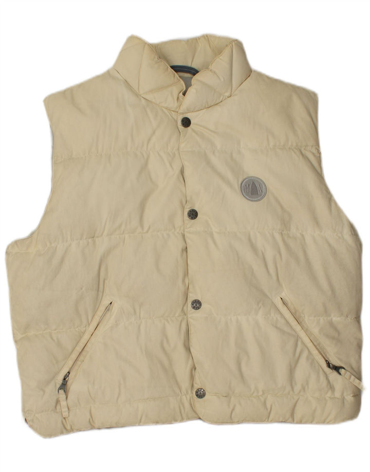 Gilet căptușit pentru bărbați Murphy & Nye UK 38 Medium Off White