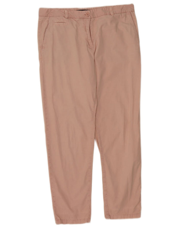 Pantaloni chino drepti pentru femei Marks & Spencer UK 14 Large W34 L28 Pink