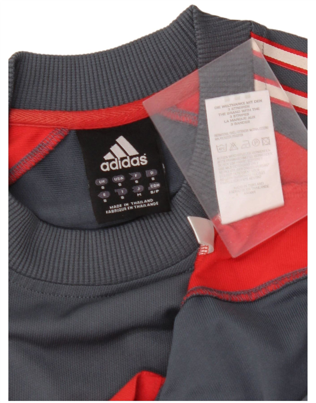 Tricou pentru bărbați ADIDAS Top mic, gri, poliester color bloc
