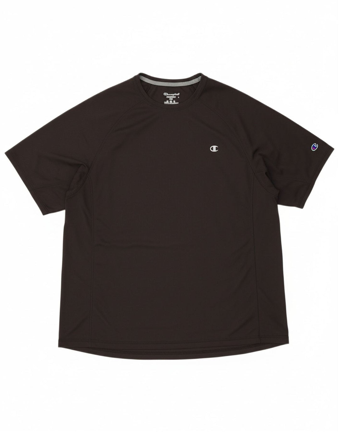 CHAMPION Mens T-Shirt Top 2XL Black Polyester Vintage Champion and Second-Hand Champion from Messina Hembry 