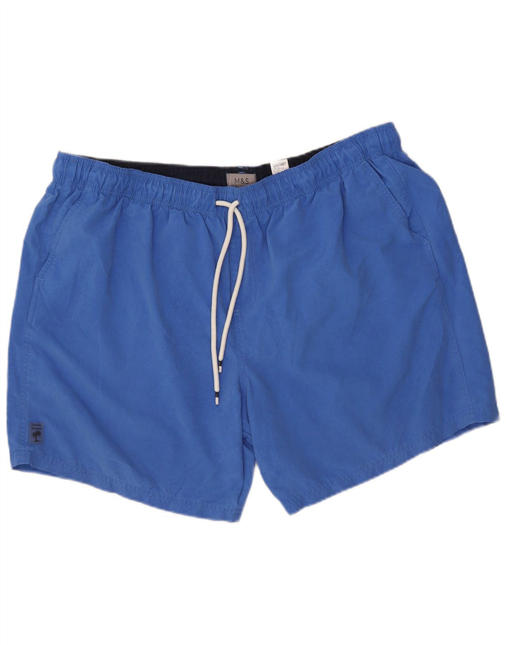 Pantaloni scurți de înot pentru bărbați Marks & Spencer, poliester albastru 3XL