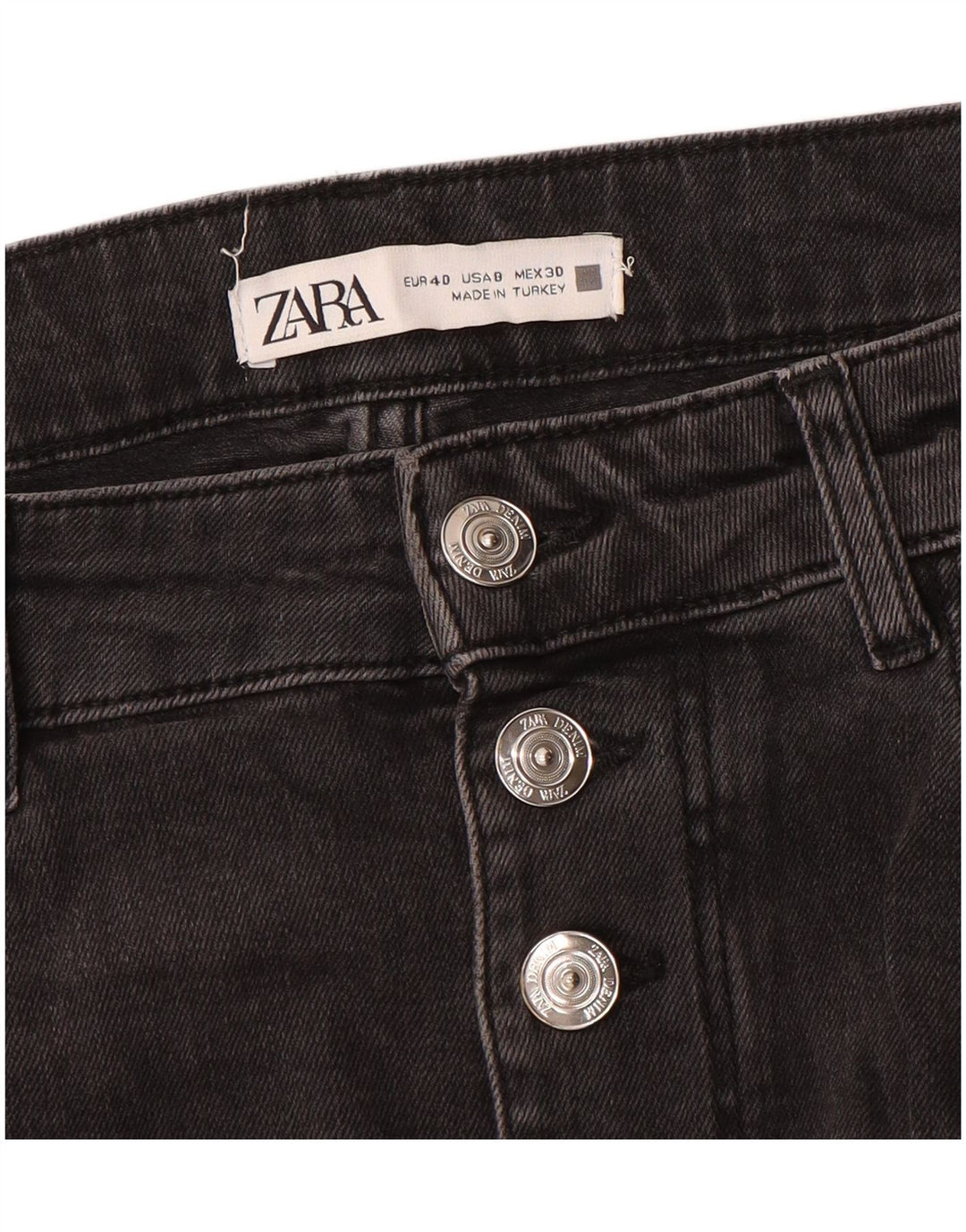 Blugi skinny pentru femei Zara EU 40 Medium W30 L27 Negri