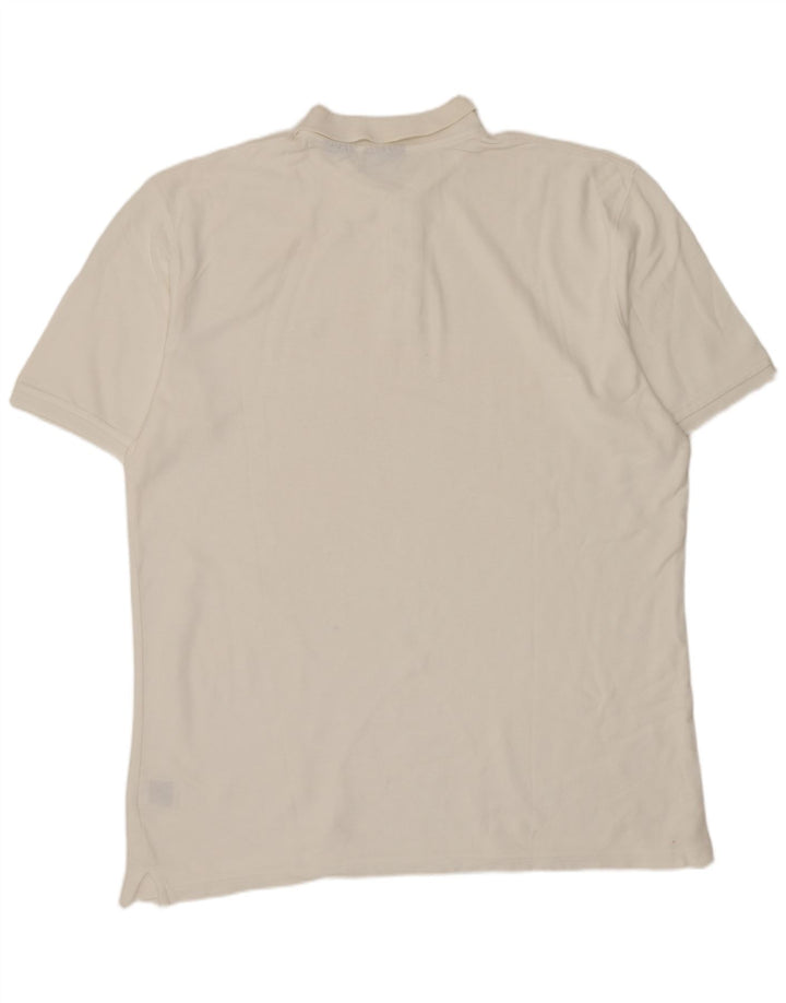 Tricou polo pentru bărbați Fila, mare, alb